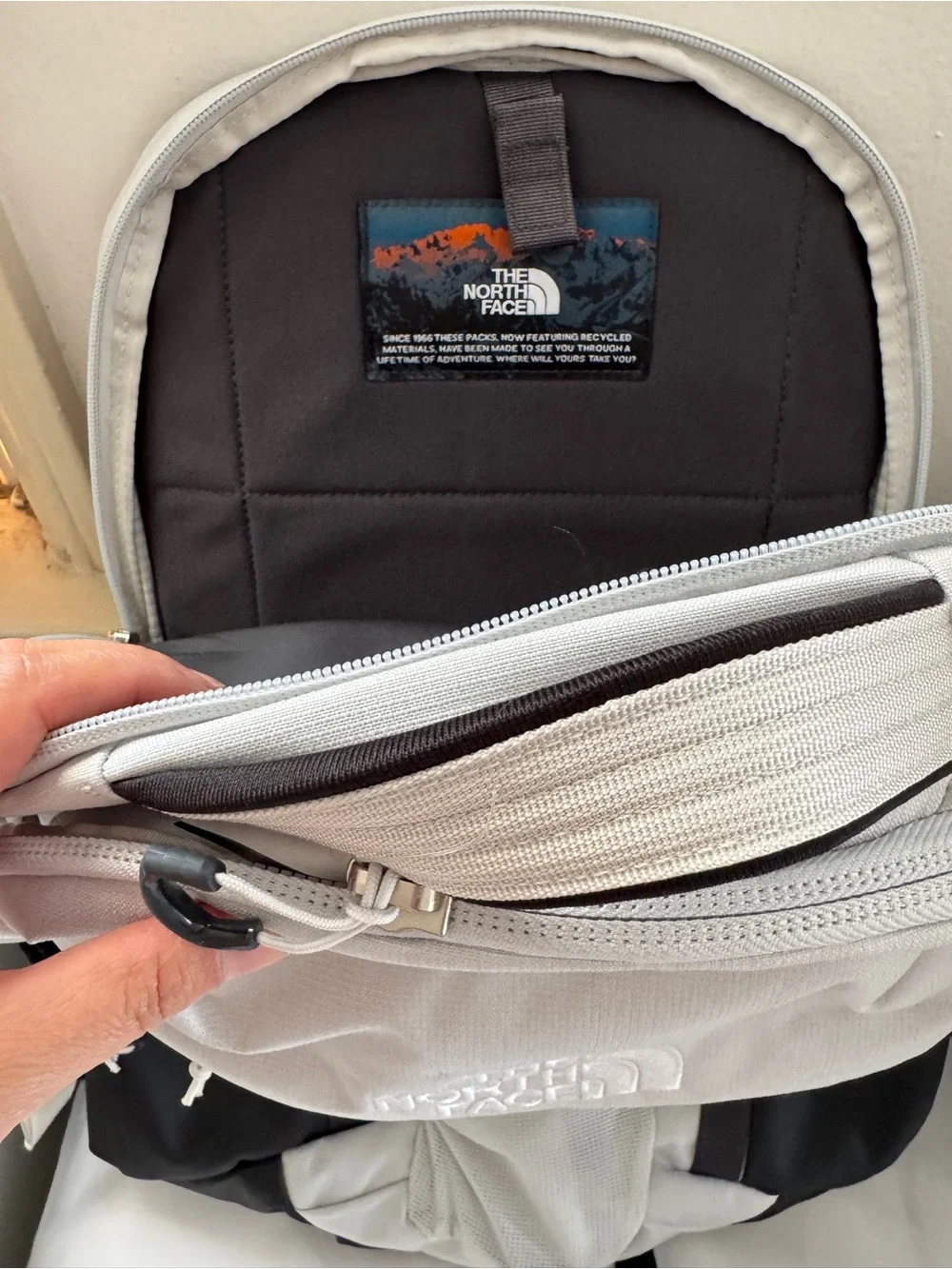 North Face Recon Backpack - Tin Grey Dark Heather